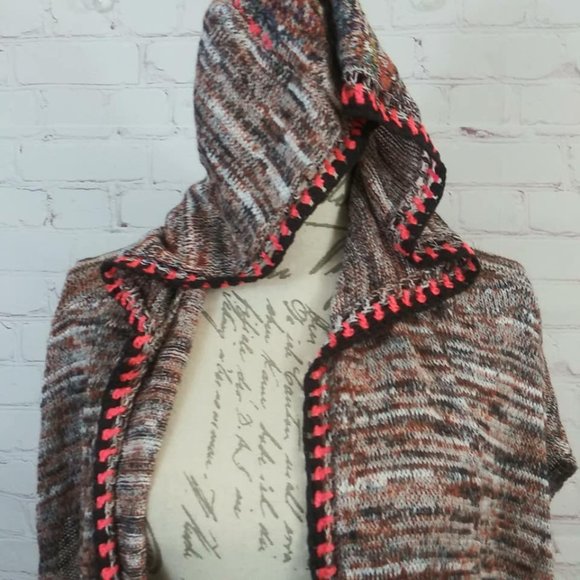 Free People Jungle Heat Fringe Cardigan Sz Medium - Picture 7 of 13